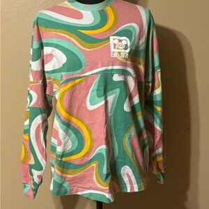 Walt Disney World Swirl Spirit Jersey Size Small
